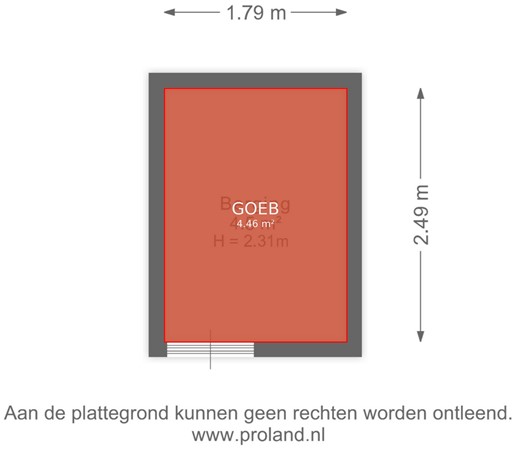 Floorplan - Van Galenstraat 108, 2041 JV Zandvoort
